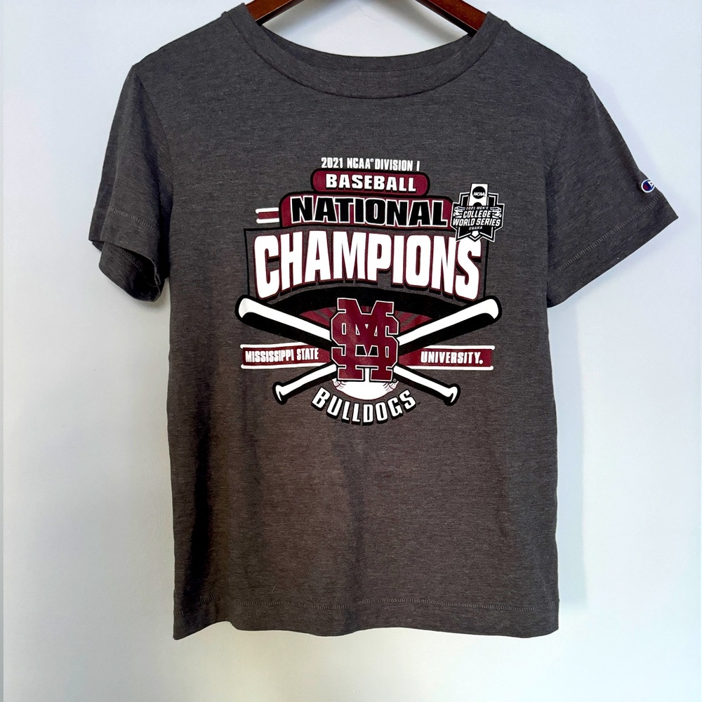 Mississippi State Bulldogs 2021 College World Series Champions T-Shirt